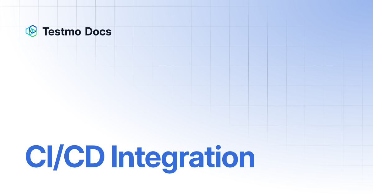 CI/CD Integration | Testmo Docs